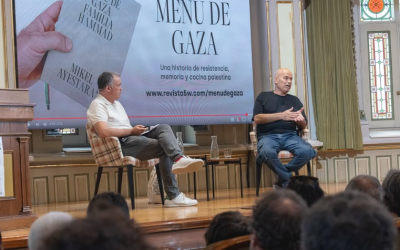Mikel Ayestaran y Kayed Hammad conversarán sobre el papel de lo periodistas palestinos en el genocidio de Gaza
